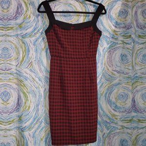 Liza Luxe Red and Black Plaid PinUp Dress